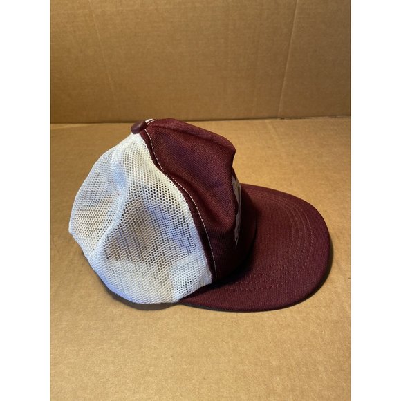 Drag Racing Vintage Style Red White Trucker Cap Hat Challenger Caps One Size - Picture 5 of 5